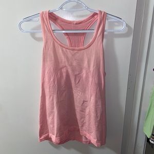 pink lulu lemon tank top